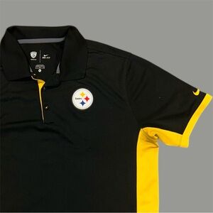 Vintage Pittsburgh Steelers Nike Dri-Fit Golf Polo